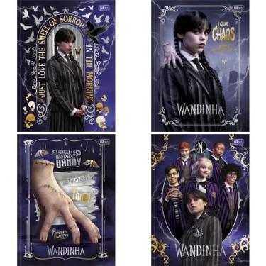 Imagem de Caderno Brochurão Capa Dura Wandinha 80 Folhas PCT com 05 - Tilibra