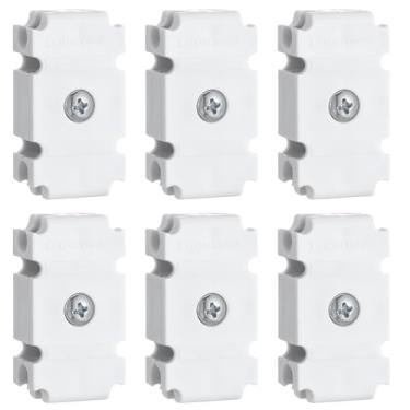 Imagem de Weysat Conjunto de 6 peças de placas de marceneiro, suporte de armário, peças, organizadores de prateleiras, conectores de placa de marceneiro para organizador de prateleiras, grampos de parede de