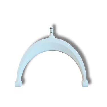 Imagem de Gnatus, Dabi, Saevo Garfo de Suporte para Refletor LED D700, Material de Alta Resistência e Durabilidade, Branco, Compatível com Refletores de 3 ou 5 LEDs