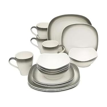 Imagem de Mikasa Conjunto de louça de 16 peças de grafite ombré, serviço para 4