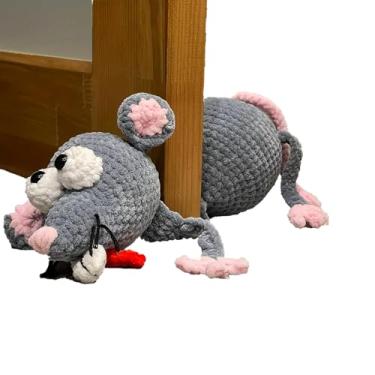 Imagem de JXINLODGEG Kit de crochê de mouse para iniciantes, kits de crochê 13 em 1 para iniciantes com tutoriais de arquivo PDF passo a passo, kit de crochê para adultos e crianças, faça você mesmo, artesanato