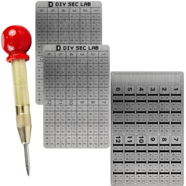 Imagem de Segurança Física Cold Wallet Bitcoin Crypto Seed Phrase Placa Metálica Stackbit 1248