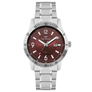 Imagem de Relógio Technos Masculino Militar Prata - 2115ucb-1n