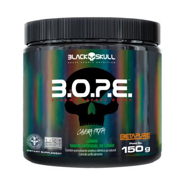 Imagem de Pré Treino B.O.P.E - 150g - Black Skull B.O.P.E Limão 150g