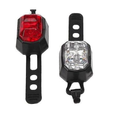 Imagem de Ferramentas de bicicleta luz led de bicicleta luz de aviso de seguranç