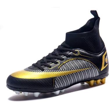 Imagem de Sapatos de futebol para homens Breathing Long Spikes Rubber Sole - Yiw