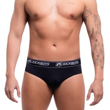 Imagem de Cueca Slip de Poliamida Jock Boys, Preto, 42