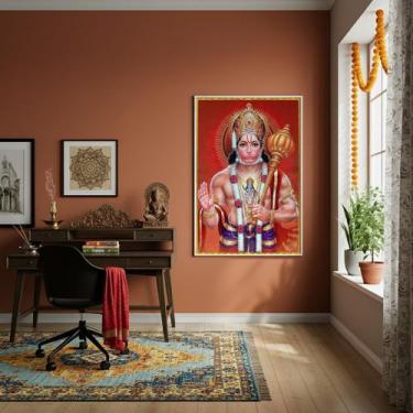 Imagem de Quadro Decorativo Hanuman O Deus-Macaco - 70x50cm - Quadros On-line, M