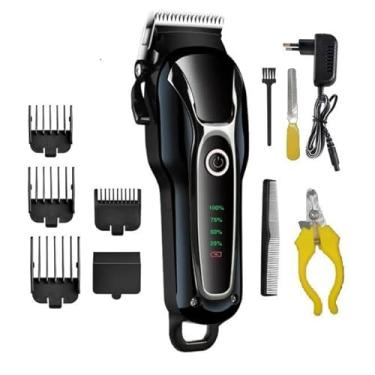 Imagem de Máquina Para Tosar Cachorro Profissional Pet De Corte Aparador de pelos de Cachorro(Lof-v 1991)