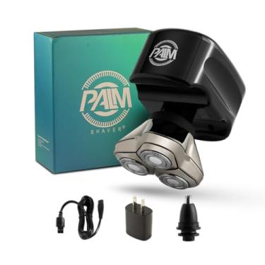 Imagem de Skull Shaver Barbeador de palma para homens - Lâmina de barbear para cabeça e rosto - Design ergonômico - Navalha impermeável sem fio - Adequado para viagens - Presente de cuidados pessoais para