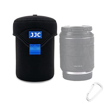 Imagem de JJC Water Resistant Neoprene Camera Lens Pouch Case, Fold-Over Lens Bag for Mirrorless Lenses Up to 3.1 x 4.6 (D X H) for Canon RF 85mm f/2, Nikon Nikkor Z 85mm f/1.8, Sigma 16mm f/1.4 etc.