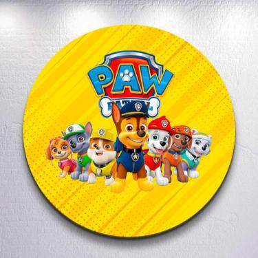 Imagem de Capa p/ Painel Festa Decoração Infantil Patrulha Dog Salvadoral Redond