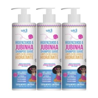 Imagem de Widi Care Higienizando A Jubinha Kit 3 Shampoo Suave 300ml