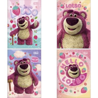 Imagem de Kit de Cadernos, Tilibra, Brochura, 1/4,Capa Dura, Lotso, 80 Folhas, Pacote com 5