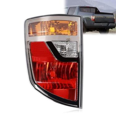Imagem de Luz traseira transparente compatível com Honda Ridgeline 2006 2007 2008 conjunto de lanterna traseira esquerda lâmpada de freio do lado do motorista substitui 33551SJCA01