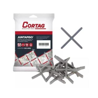Imagem de Espaçador Nivelador Juntapiso Para Piso 1,0 mm 100pçs Cortag