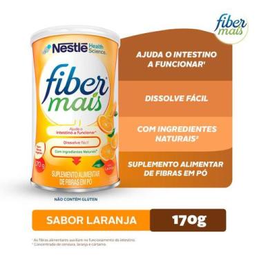 Imagem de Suplemento Alimentar de fibras FiberMais Laranja 170g - FIBER MAIS