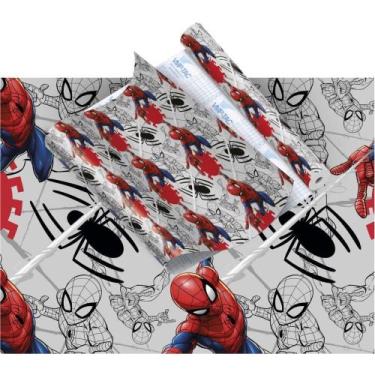 Imagem de Plastico Adesivo 45CMX10M SPIDER-MAN Rolo - V.M.P.