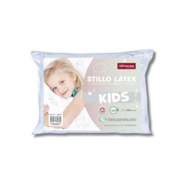 Imagem de Travesseiro Infantil Antialérgico Stillo Látex Kids HR Gel Fresco Perf