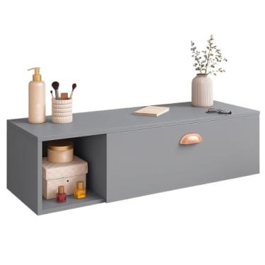 Imagem de Penteadeira Camarim MakeUp Maquiagem Suspensa(MARGOT CINZA)