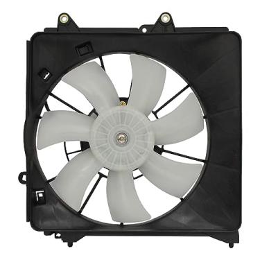 Imagem de TYG Conjunto de ventilador de resfriamento atualizado para Honda Fit 1.5L MT 2009-2013 | Radiador de motor de substituição OE de nível de corrida para 38611-RBB-003 38616-RB0-003 38615-RB0-003 |