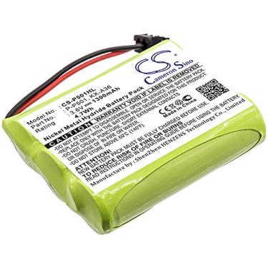 Imagem de 1300mAh Telefone sem fio Bateria de substituição, Compatível com 10-0935,2-6936GE2,2-9445,5-9519,BT-15