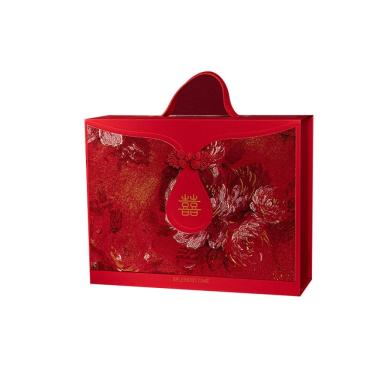 Imagem de Caixa de lembrancinhas de casamento elegante em estilo chinês 27x21x9cm Premium