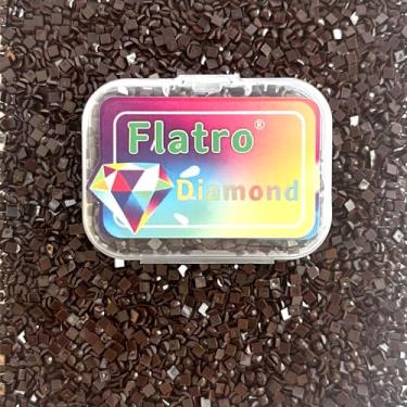 Imagem de Contas de arte de diamante, brocas de resina de fundo plano quadrado para acessórios de pintura de diamantes, pedras de substituição para artesanato de pintura de diamante com pontos DIY 5D, 4000