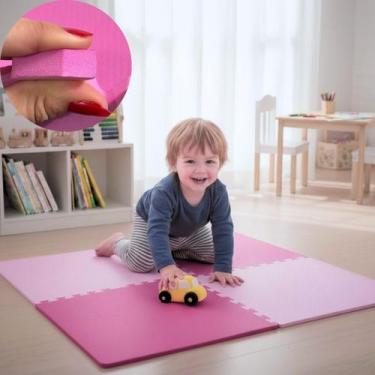 Imagem de Kit 12 Placa EVA 50x50 10mm Tapete Tatame Manta Borracha Piso Emborrac