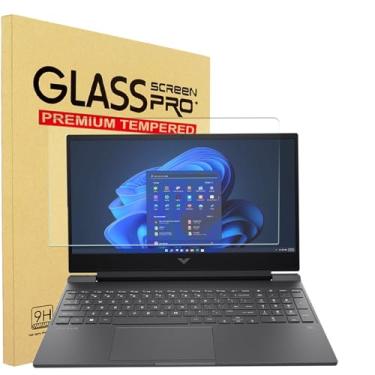 Imagem de YINOVEEN Protetor de tela de vidro temperado de 15,6 polegadas para laptop HP Victus de 15,6 polegadas, notebook HP Victus 15-fa 15-fb série 15t-fa000 15-fa0033dx 15z-fb0000 15-fb0747nr, 9H