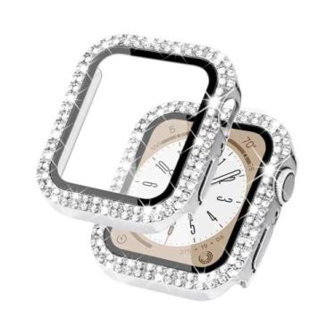 Imagem de Capa De Vidro Brilhante Para Apple Watch 44mm 45mm 41mm 40mm 42mm Séri