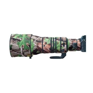Imagem de Capa de lente para Nikon Z 600 mm F/4 TC VR S capa de proteção de lente de câmera camuflada (cor #camuflagem folha verde - à prova d'água) capa de chuva