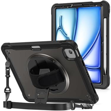 Imagem de ProCase Capa resistente à prova de choque para iPad Air 11 polegadas 7ª (M3) 2025/6ª (M2) 2024/Air 5ª/4ª geração 11 polegadas/iPad Pro 11 polegadas 4ª/3ª/2ª/1ª geração, resistente à prova de choque