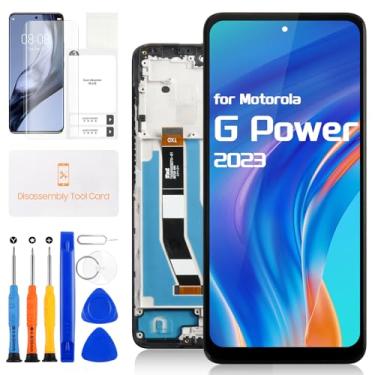 Imagem de Tela de substituição para Motorola Moto G Power 5G 2023 Display LCD para Moto G Power 2023 Tela LCD XT2311-3 XT2311-4 XT2311-5 XT2311-1 Montagem completa com ferramentas (preto com moldura)