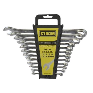 Imagem de Jogo De Chaves Combinadas 12 Peças - H201614 - Strom