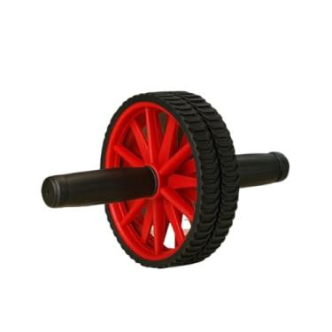 Imagem de Suporte de roda de barriga dupla treino funcional abdominais e ginásios home health start(Vermelho)