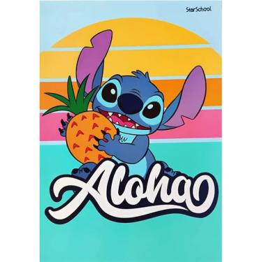 Imagem de Caderno Brochura Capa Dura - 80 Folhas - Stitch (1 unidade) (2)