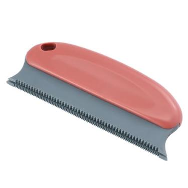 Imagem de Escovas para animais de estimação – Escova de remoção de pelos de animais de estimação de plástico durável para barbear suavemente a lã e limpar pelos, mantém a casa limpa e arrumada, vermelha