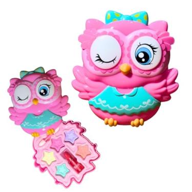 Imagem de Kit Maquiagem Infantil Coruja com Sombras e Batom