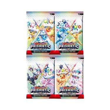 Imagem de Cartas Booster Pokemon Prismatic Black Bolt 360Pcs Ultra Prism Edição 