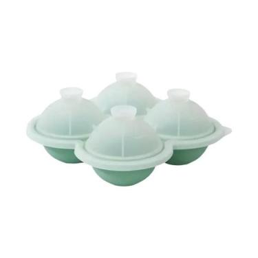 Imagem de Formas De Gelo De Silicone Grandes E De Fácil Liberação, Sem Vazamento