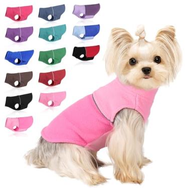 Imagem de Roupas de cachorro para cães pequenos colete de lã suéter para cachorro menino menina, suéter quente de lã para cachorrinho, suéter de chihuahua Ourfit para animais de estimação de inverno - roupas