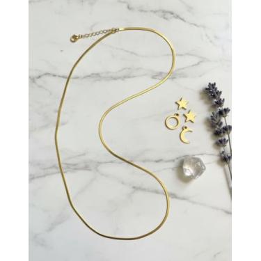 Imagem de Corrente N0029 Semi Joia Banhada a Ouro 18k