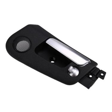 Imagem de Maçaneta interna porta do carro Maçanetas internas da porta lateral compatível com Ssangyong Kyron Actyon/Sports 2005-2007 /Roewe W5 2011-2014(Black Silver A)