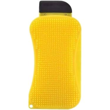 Imagem de Esponja de Silicone 3 em 1 Antibacteriana – Reutilizável, Resistente ao Calor e Ideal para Limpeza de Louças, Panelas e Utensílios de Cozinha
