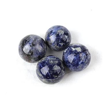 Imagem de Bola de cristal polido Reiki 20 mm-30 mm Pedras Cristais Pedras Naturais e Minerais Artesanato Decorativo (Cor: 30 mm Pedra azul-veia)