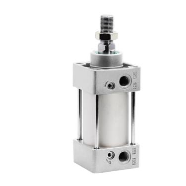 Imagem de Cilindros pneumáticos pistão SC80/100/125 mm furo duplo ação 25-1000 mm curso com ímã (curso 450 mm, SC125 (com ímã))