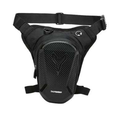 Imagem de harayaa Bolsa de perna para motocicleta, bolsa de perna impermeável, de quadril, de coxa, pochete para viagens, pesca, camping e ciclismo, a