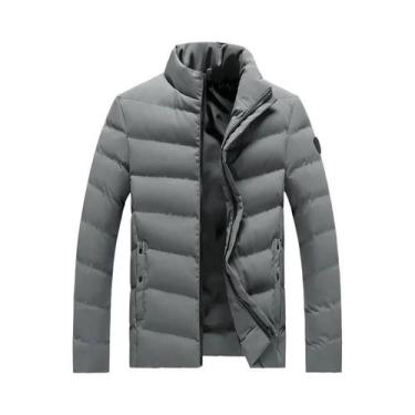 Imagem de Jaqueta Parka Masculina De Inverno Grossa E Quente Com Gola Alta, Cor 