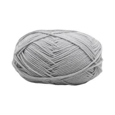 Imagem de Fio De Lã Macia De Algodão 50g Para Crochê E Tricô, Anti-Pilling, Para